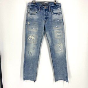 American Eagle Men's Distressed Slim Straight Jean